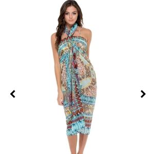 Multicolor Lulu Fama Women's Swim Cover-Up